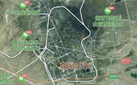 嘉峪关卫星地图（嘉峪关卫星地图高清版）