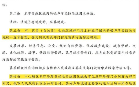 噪音污染整治（噪音污染整治简报）